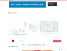 Tablet Screenshot of junkies010.wordpress.com