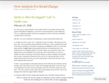 Tablet Screenshot of overanalysis.wordpress.com