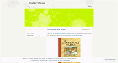 Desktop Screenshot of mysteryhouse.wordpress.com