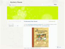 Tablet Screenshot of mysteryhouse.wordpress.com