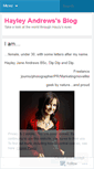 Mobile Screenshot of hayleyandrews.wordpress.com