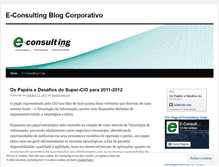 Tablet Screenshot of econsultingcorp.wordpress.com