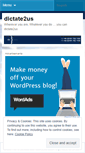 Mobile Screenshot of dictate2us.wordpress.com