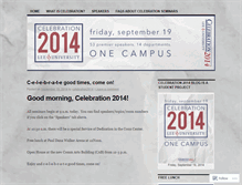 Tablet Screenshot of celebration2010.wordpress.com