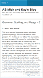 Mobile Screenshot of mickandkay.wordpress.com