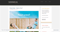 Desktop Screenshot of marketwala.wordpress.com
