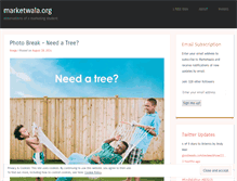 Tablet Screenshot of marketwala.wordpress.com