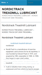 Mobile Screenshot of nordictracktreadmilllubricantxsne.wordpress.com