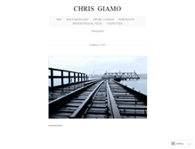 Tablet Screenshot of chrisgiamo.wordpress.com