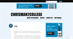 Desktop Screenshot of chrisman2college.wordpress.com