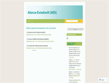 Tablet Screenshot of alianzauc3m.wordpress.com