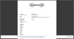 Desktop Screenshot of idunited.wordpress.com