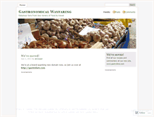 Tablet Screenshot of gastrofare.wordpress.com