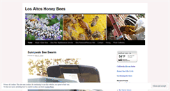 Desktop Screenshot of losaltoshoneybees.wordpress.com