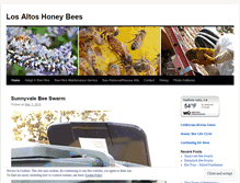 Tablet Screenshot of losaltoshoneybees.wordpress.com