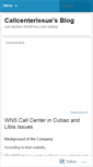 Mobile Screenshot of callcenterissue.wordpress.com