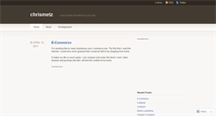 Desktop Screenshot of chrismetz.wordpress.com