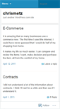 Mobile Screenshot of chrismetz.wordpress.com
