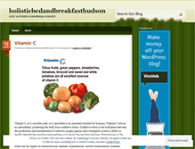 Tablet Screenshot of holisticbedandbreakfasthudson.wordpress.com