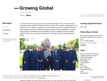 Tablet Screenshot of growingglobal.wordpress.com