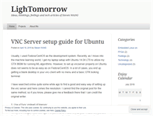 Tablet Screenshot of lighttomorrow.wordpress.com