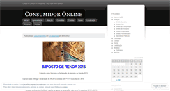 Desktop Screenshot of consumidoronline.wordpress.com