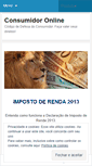 Mobile Screenshot of consumidoronline.wordpress.com