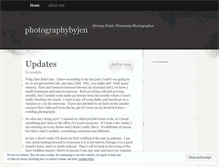 Tablet Screenshot of photographybyjenski.wordpress.com