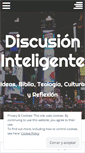 Mobile Screenshot of discusioninteligente.wordpress.com
