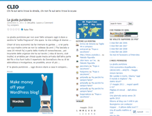 Tablet Screenshot of clio1.wordpress.com