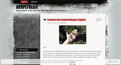 Desktop Screenshot of herpetoloji.wordpress.com