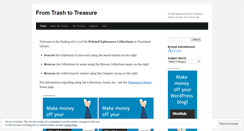 Desktop Screenshot of printedephemera.wordpress.com