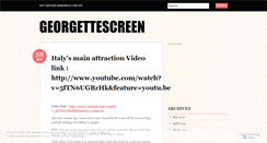 Desktop Screenshot of georgettescreen.wordpress.com