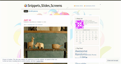 Desktop Screenshot of patchesofsnippets.wordpress.com