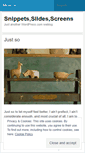 Mobile Screenshot of patchesofsnippets.wordpress.com