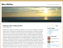 Tablet Screenshot of misswahlen.wordpress.com