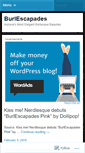 Mobile Screenshot of burlescapades.wordpress.com
