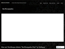 Tablet Screenshot of burlescapades.wordpress.com