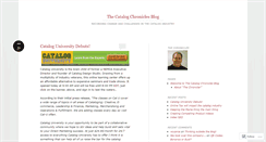 Desktop Screenshot of catalogchronicles.wordpress.com