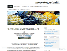 Tablet Screenshot of mercatogaribaldi.wordpress.com