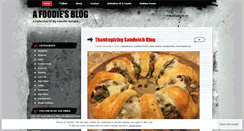 Desktop Screenshot of afoodiesblog.wordpress.com