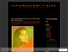 Tablet Screenshot of jayapradamms.wordpress.com