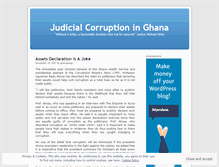 Tablet Screenshot of ghanajustice.wordpress.com