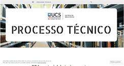 Desktop Screenshot of processotecnicoucs.wordpress.com