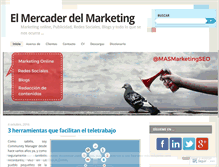 Tablet Screenshot of mercaderseo.wordpress.com