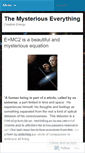Mobile Screenshot of myteriousenergies.wordpress.com