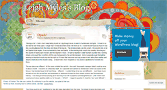Desktop Screenshot of leighmyles.wordpress.com