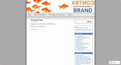 Desktop Screenshot of contrabrand.wordpress.com