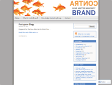 Tablet Screenshot of contrabrand.wordpress.com
