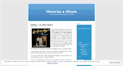 Desktop Screenshot of historiasa45rpm.wordpress.com